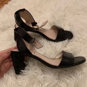Zara Ankle Strap Block Heel